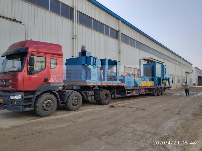 Q6915輥道通過(guò)式拋丸機發(fā)往云南大理